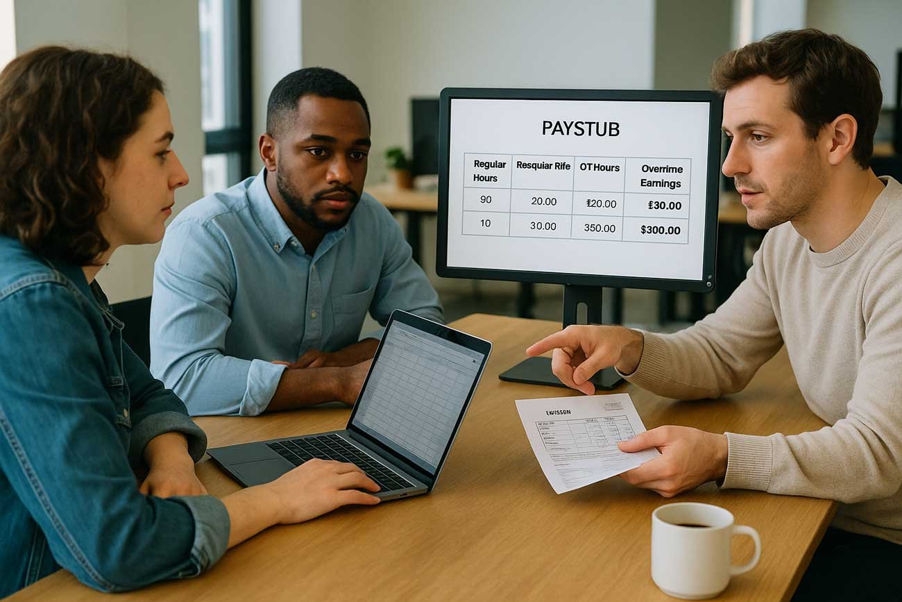 Overtime Calculation from Paystub