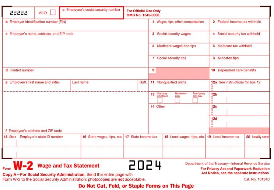 W-2 From