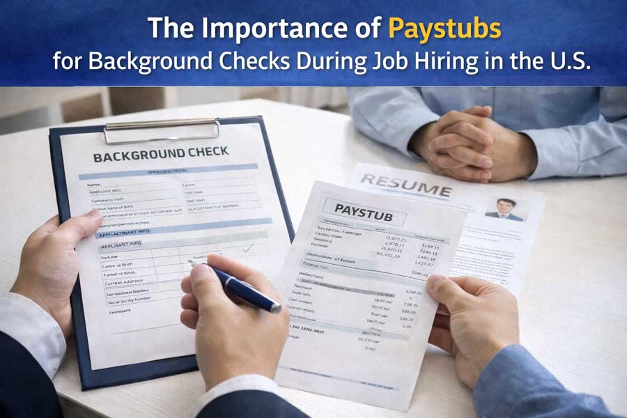 The Importance of Paystubs for Background Checks During Job Hiring in the U.S