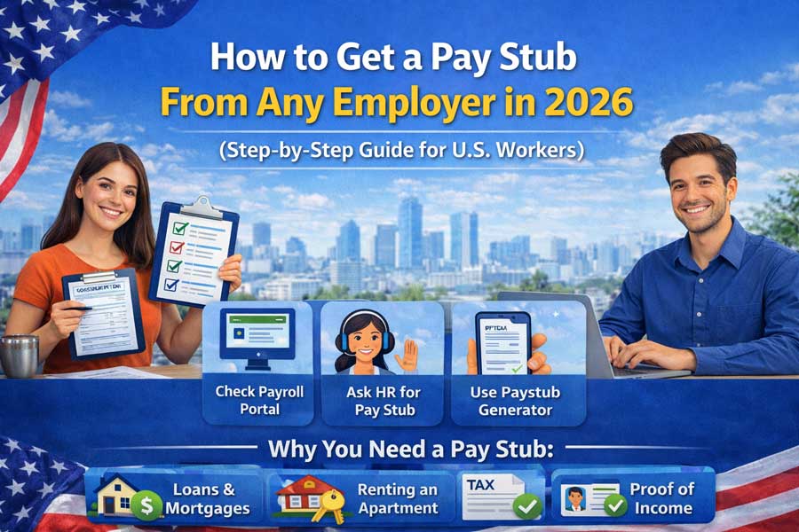How to Get a Pay Stub From Any Employer in 2026 (Step-by-Step Guide for U.S. Workers)